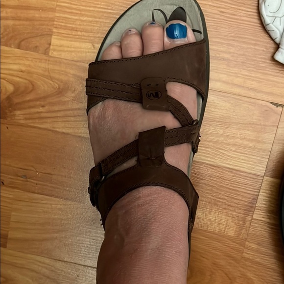 Merrell Dark Brown Strappy Sandals Bracken - Picture 7 of 7